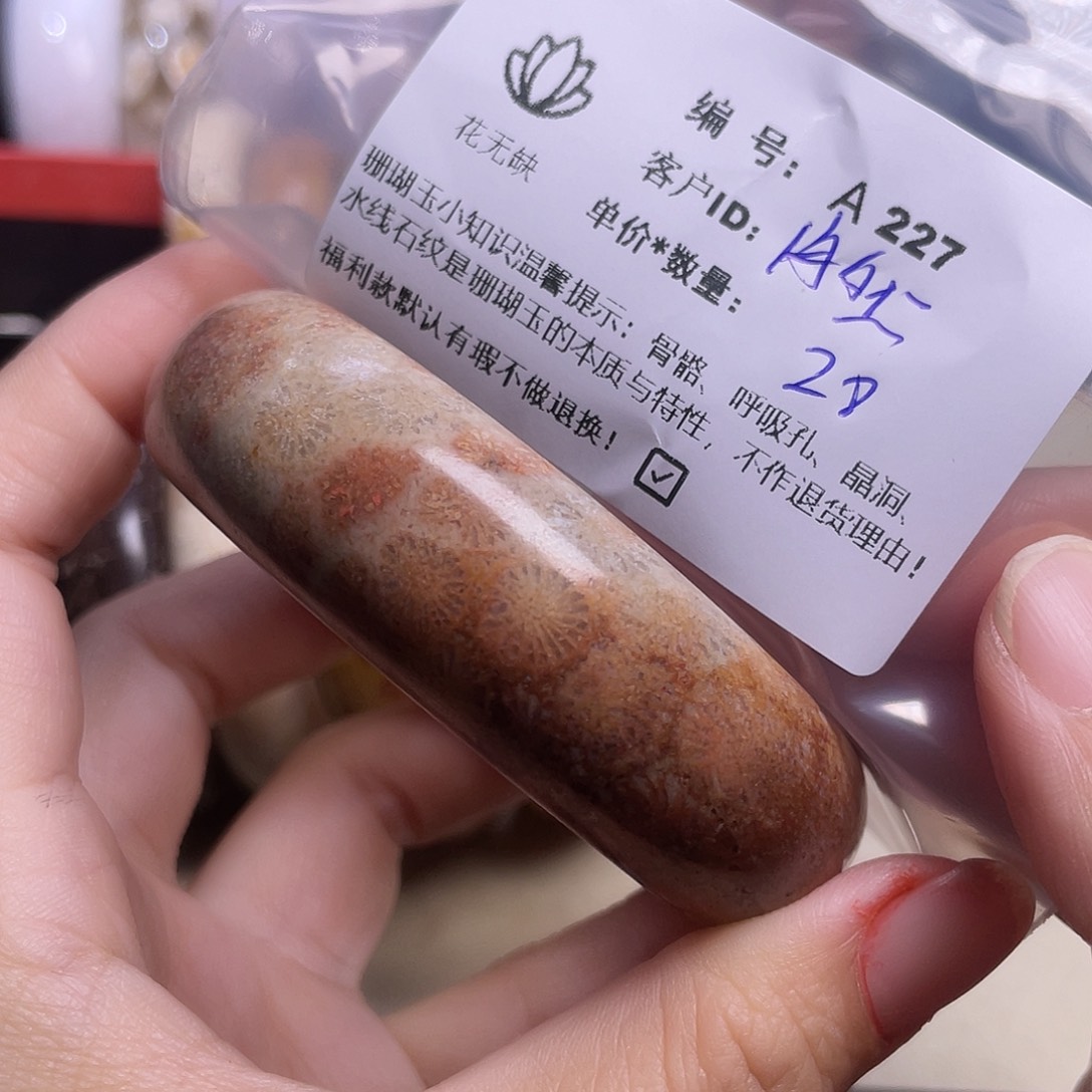 冉***然硅化玉未镶嵌手镯