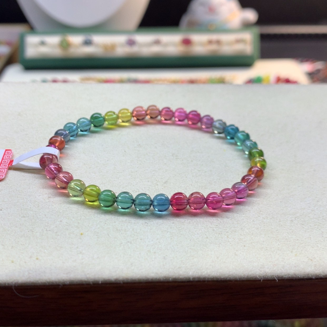 【闪购商品】碧玺手链未镶嵌碧玺荧光色