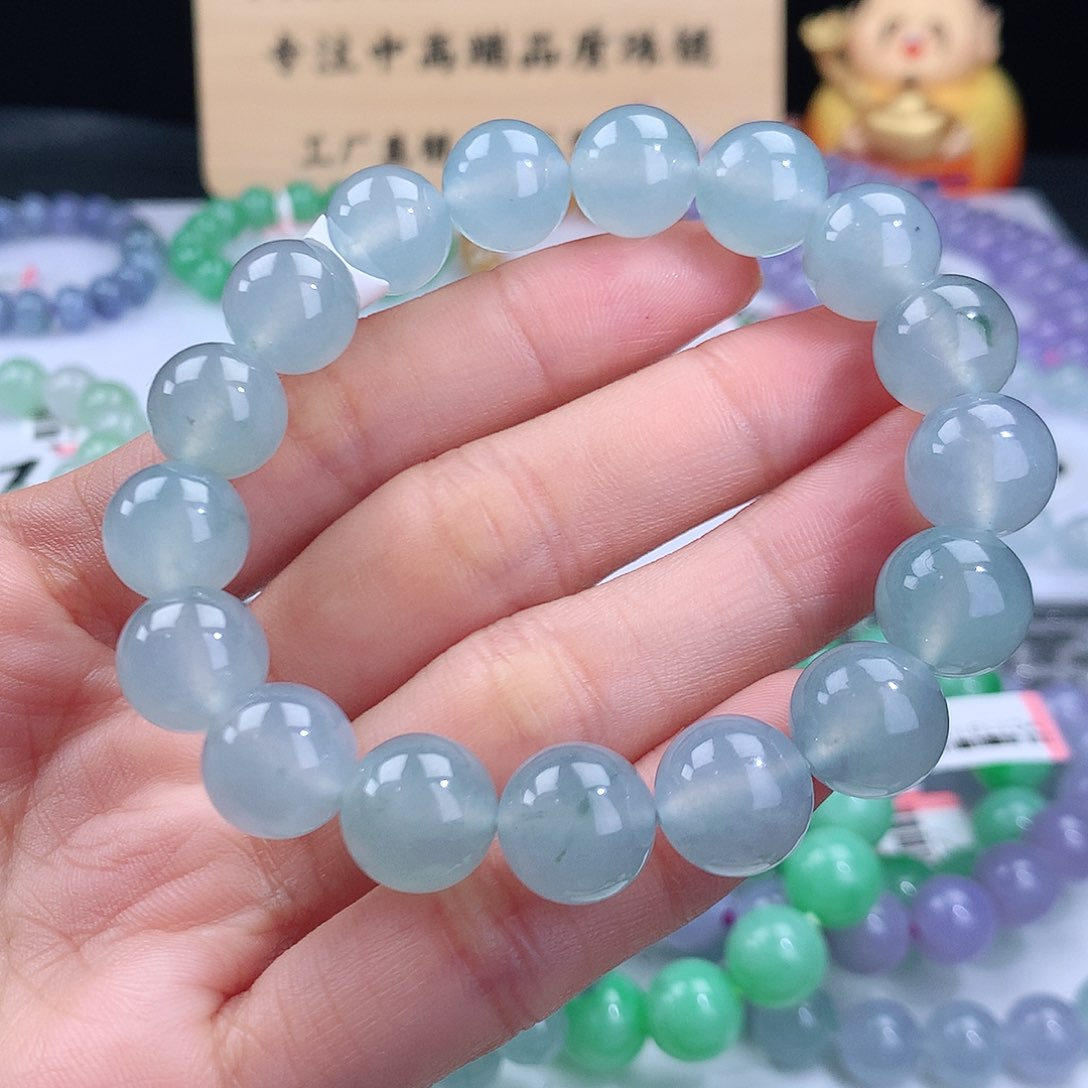 翡翠手链未镶嵌卡11.8