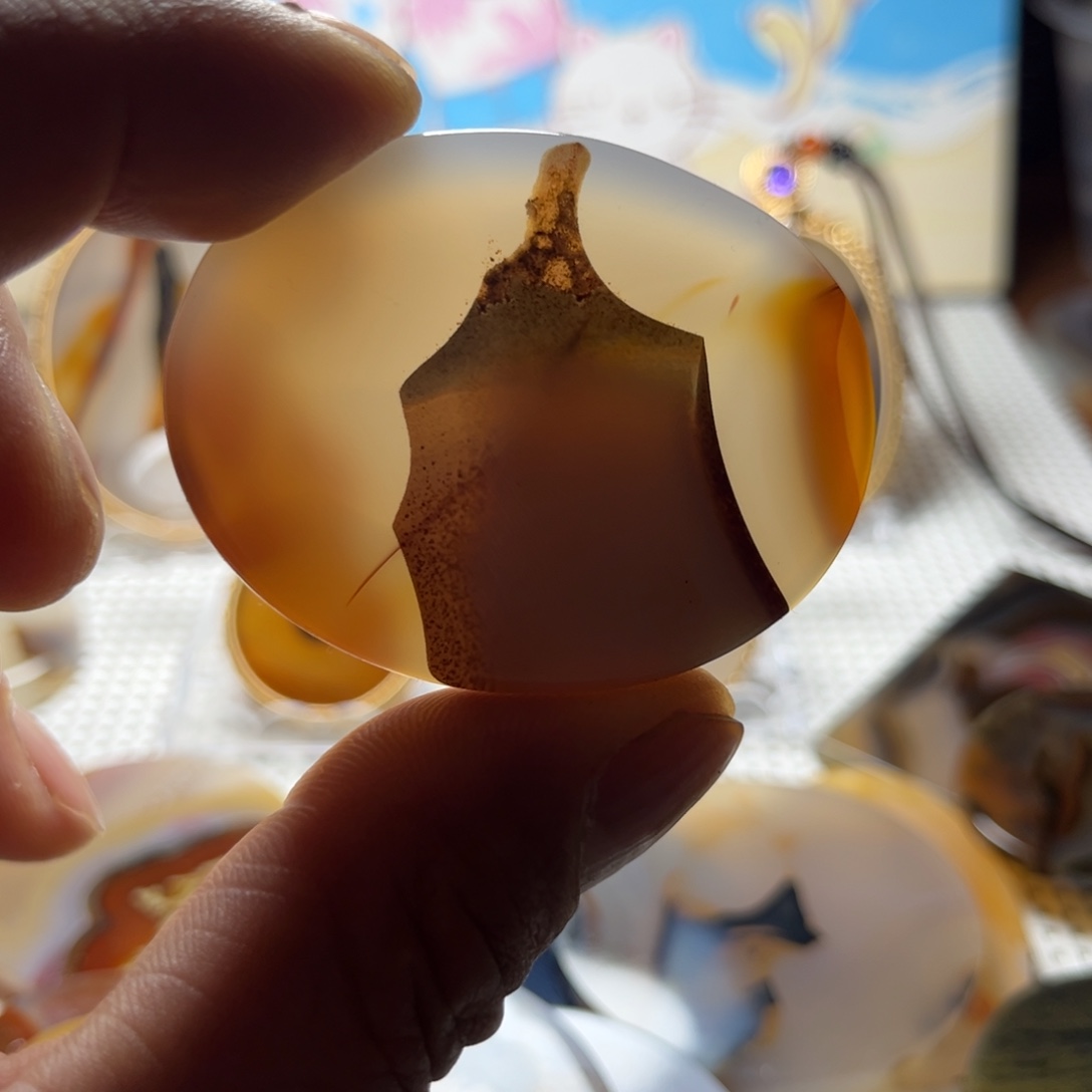 玛瑙/玉髓未镶嵌吊坠(不含链)