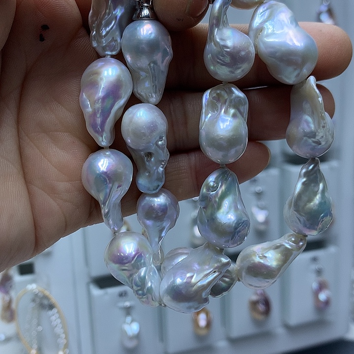 小***迷淡水珍珠未镶嵌巴洛克