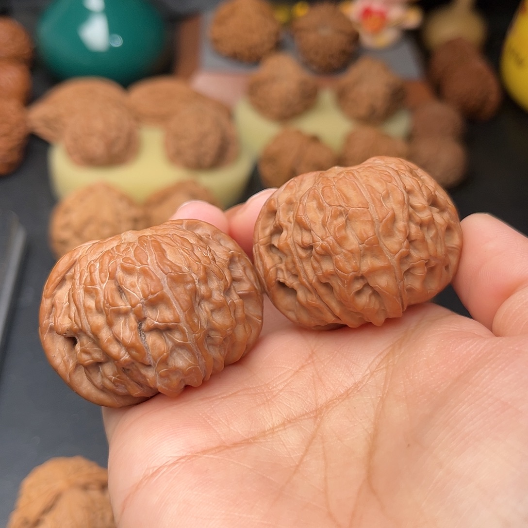 把件文玩核桃磨盘全品42