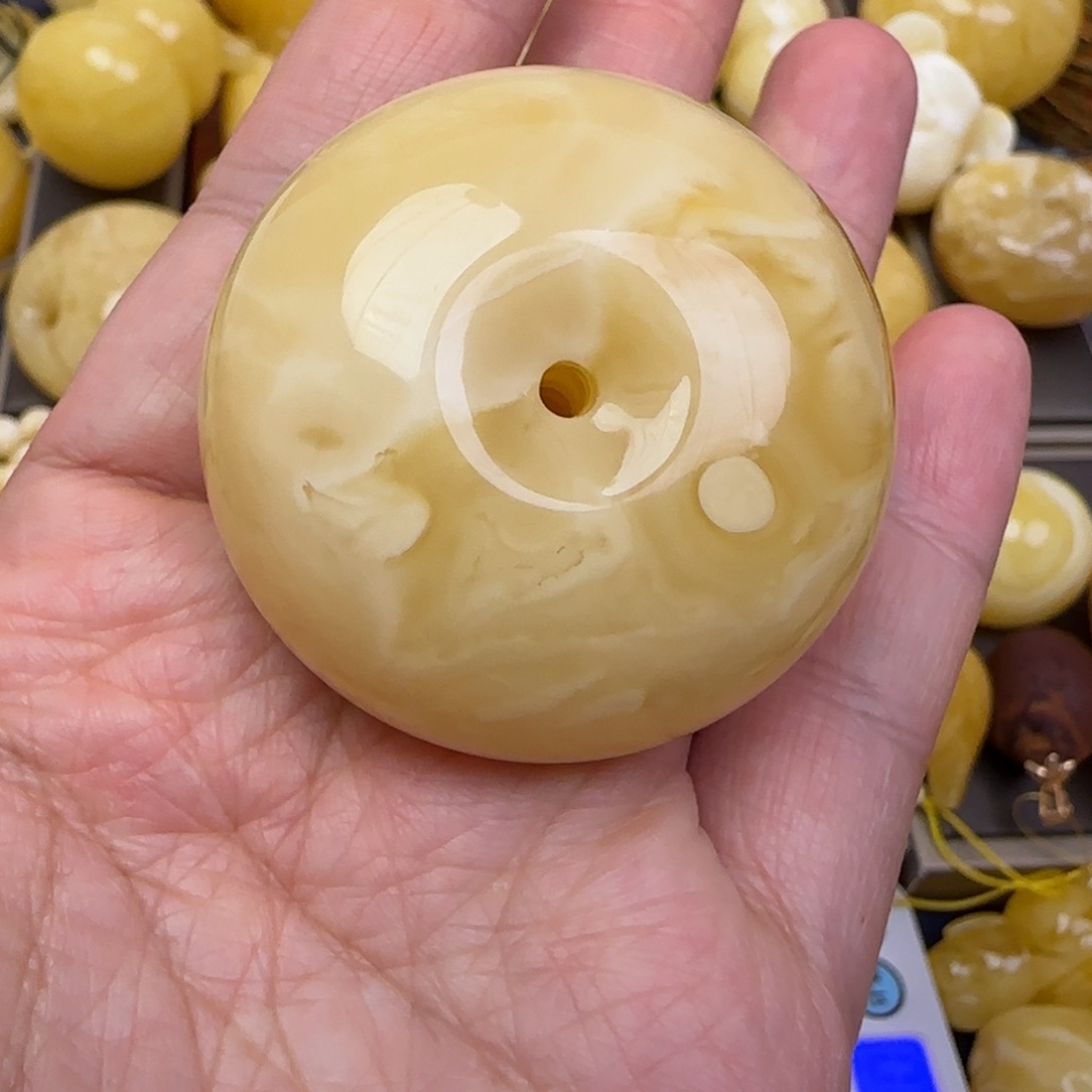 蜜蜡颈饰未镶嵌天然蜜蜡