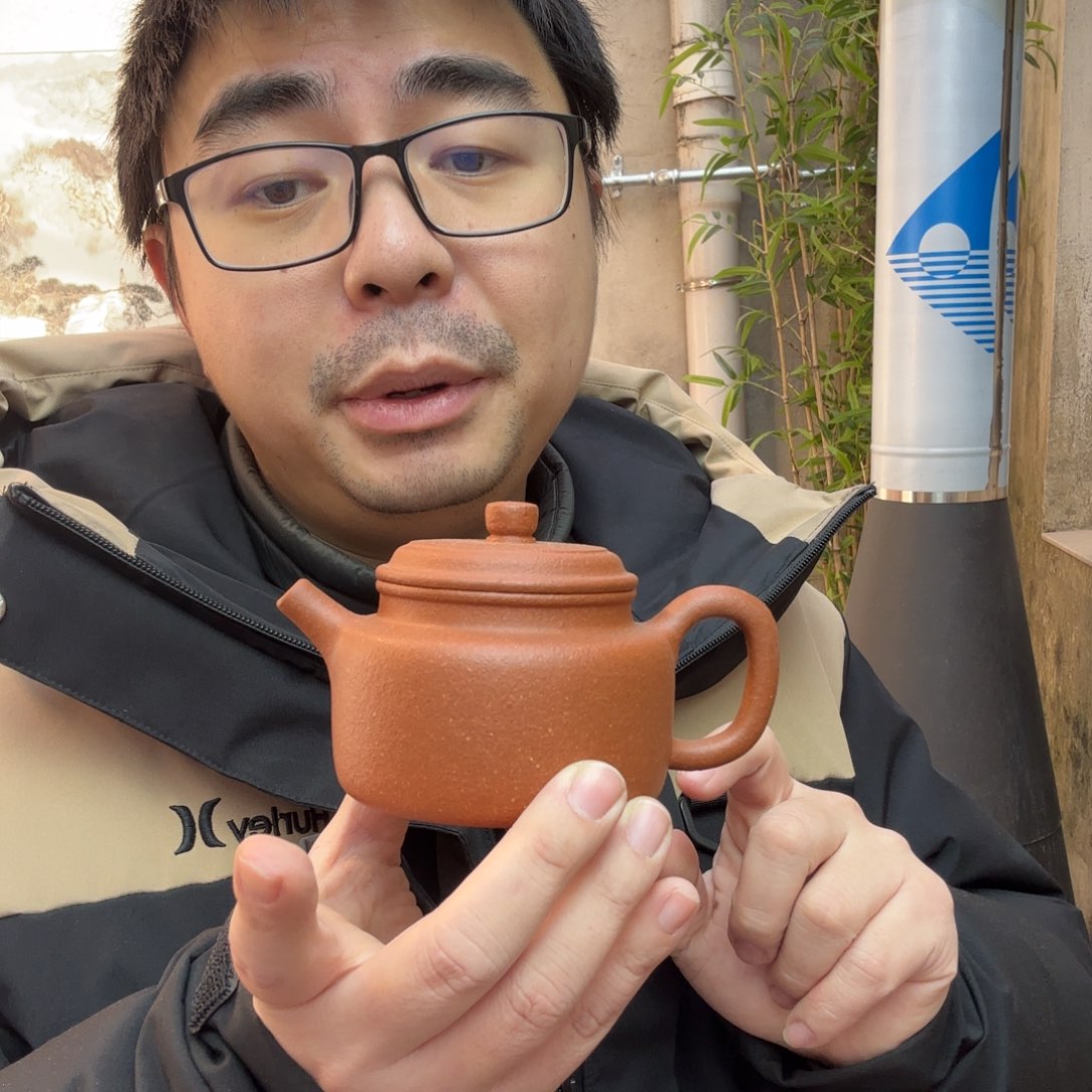 紫砂茶壶小郭紫砂200cc红降坡