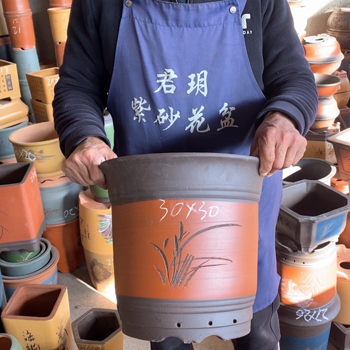 紫砂花盆紫砂花盆