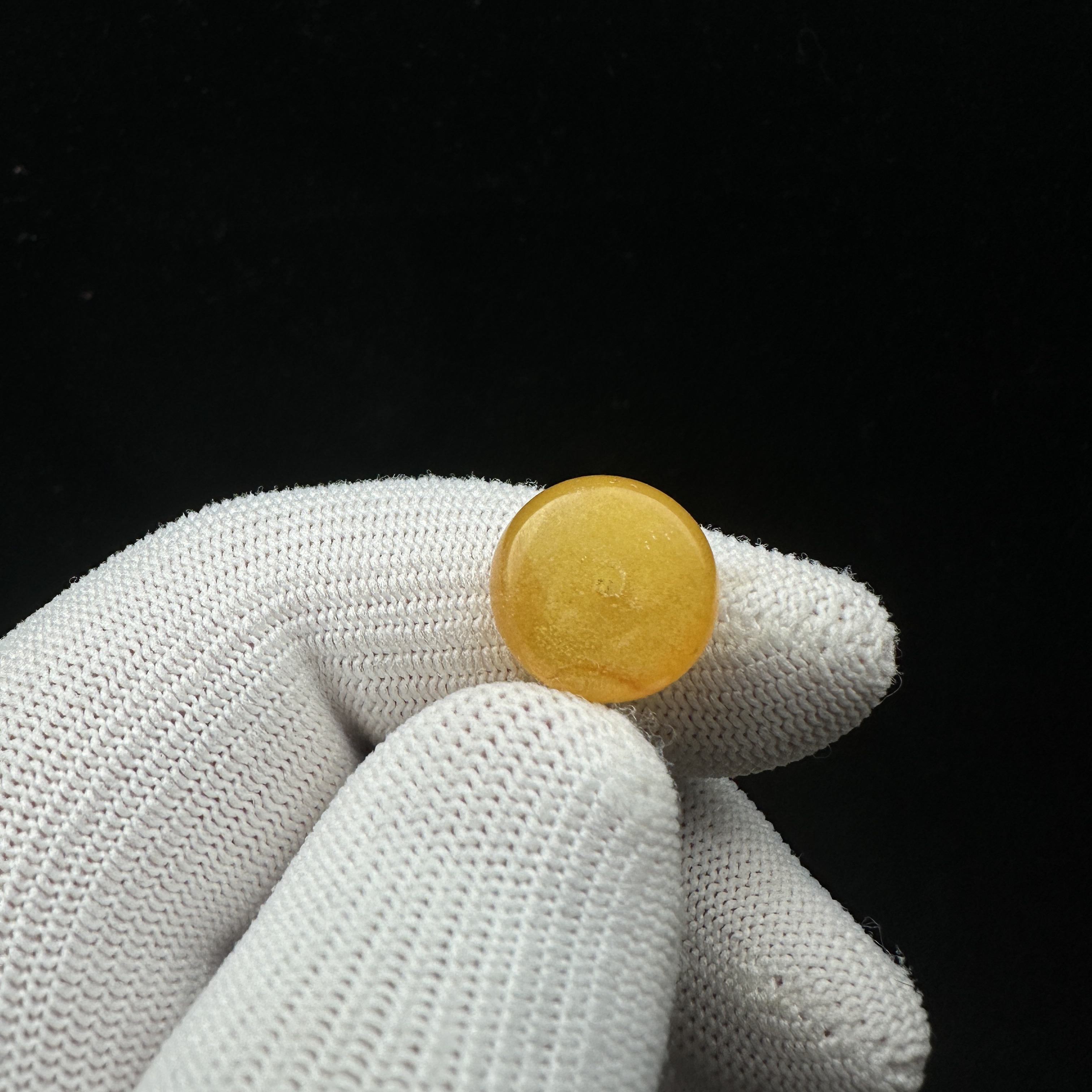 B3315天然原矿蜜蜡 墩子14*7.6mm支持复检 假一罚四