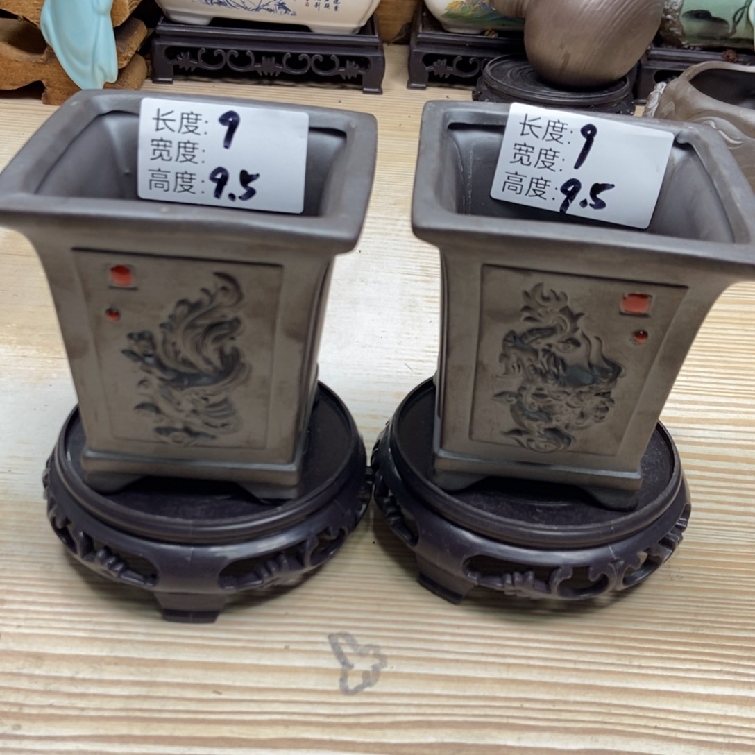 瓷片陶瓷花盆陶瓷艺术