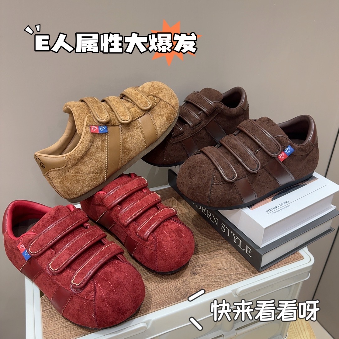 “泡泡玛丽”贝壳鞋时尚百搭软底复古舒适休闲鞋韩版内增高板鞋