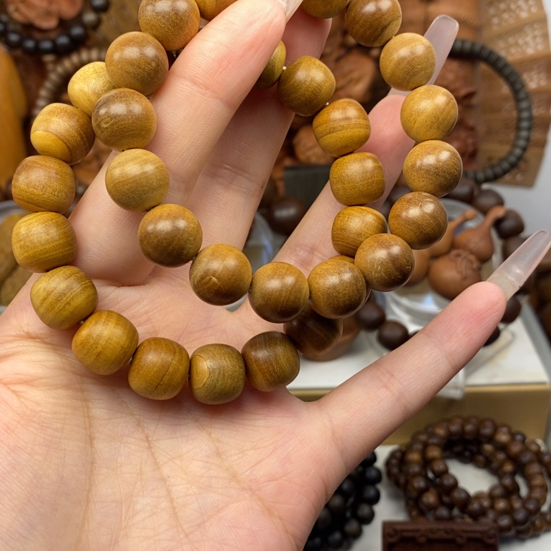 ****️手串/手链檀香木迈索尔老山檀香11.12横纹奶香1.2奶香微瑕