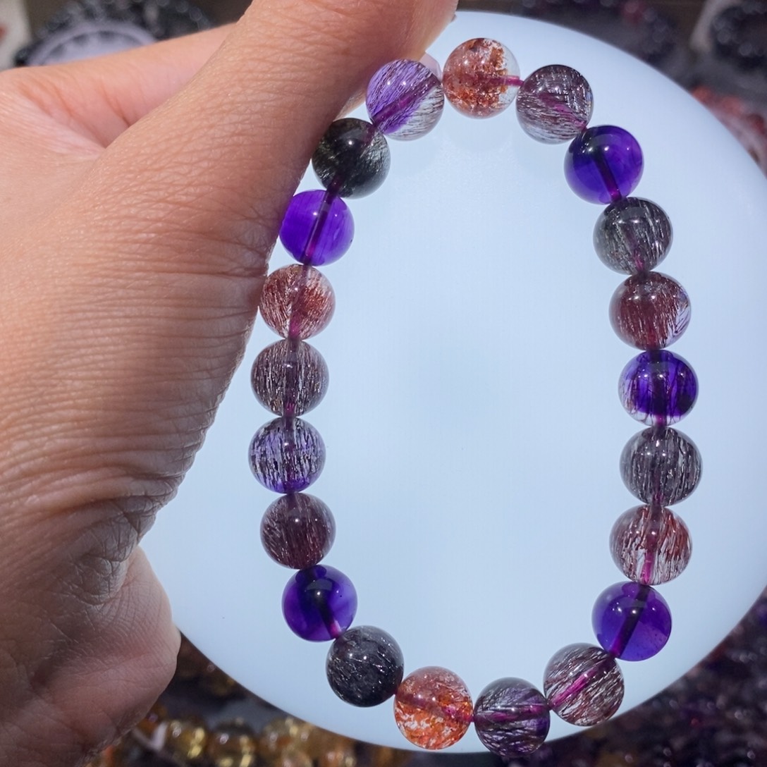 水晶手串未镶嵌手链9.8mm