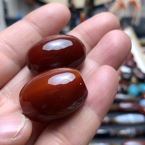 玛瑙/玉髓颈饰合金