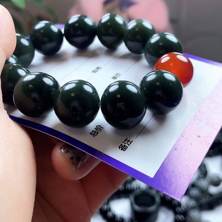 未镶嵌手串和田玉