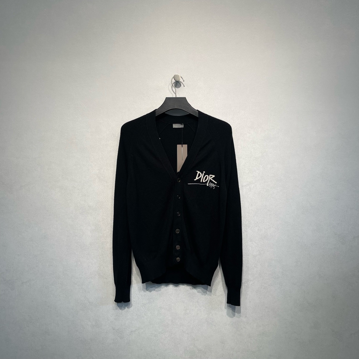 未使用 DIOR/迪奥 logo提花针织开衫外套/L码/DY216512