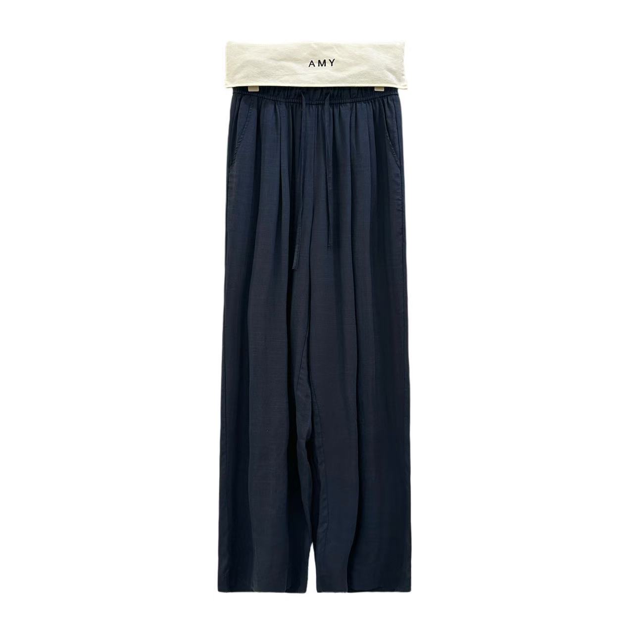 6259【清凉一夏】夏季超薄款亚麻休闲直筒裤