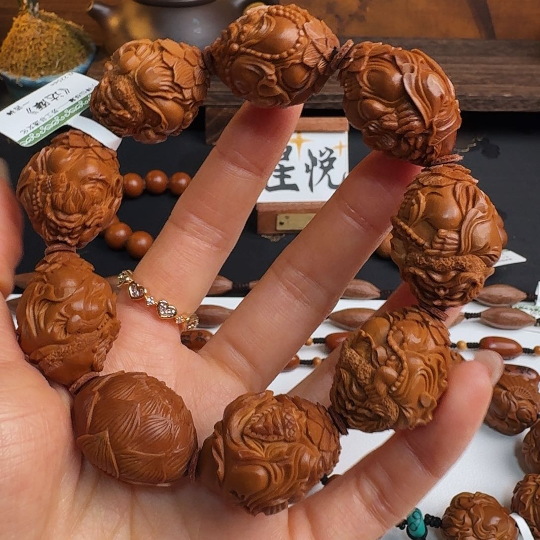 橄榄核手串/手链达摩