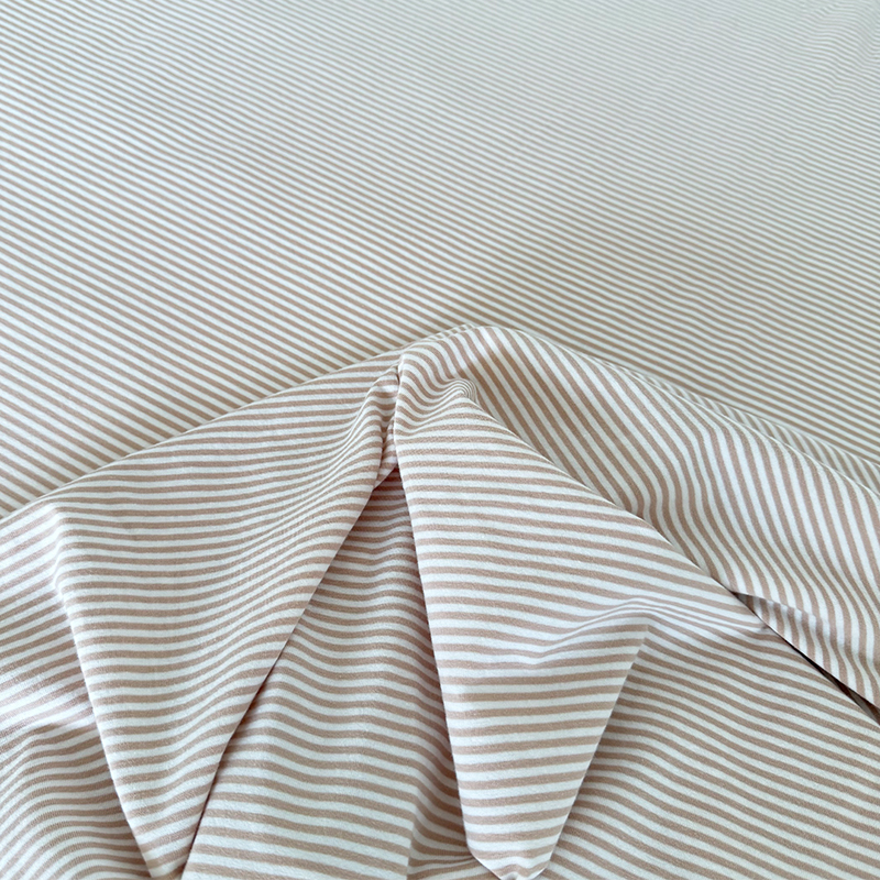 【俏居】针织彩棉床单纯色家用柔软微弹平整纯棉亲肤