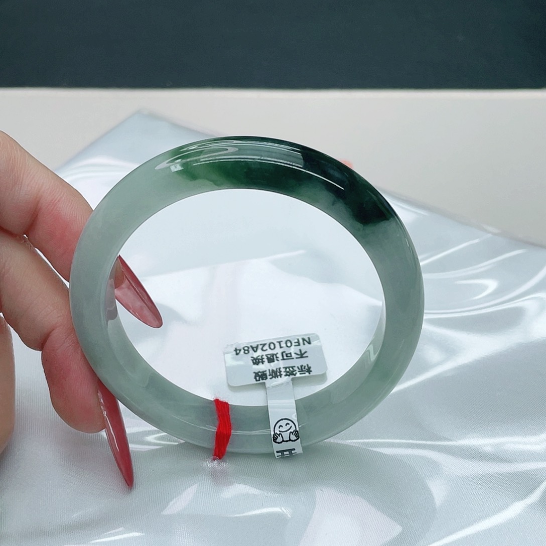 翡翠手镯未镶嵌正57.3