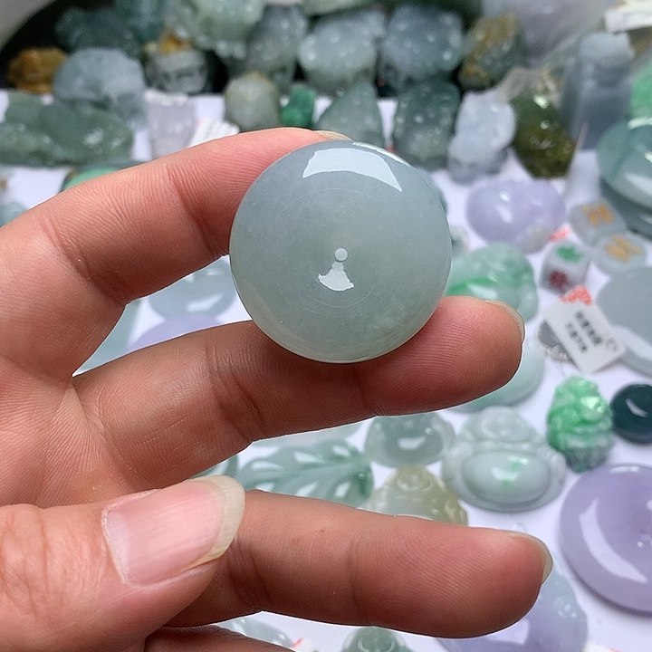 翡翠未镶嵌颈饰天然翡翠