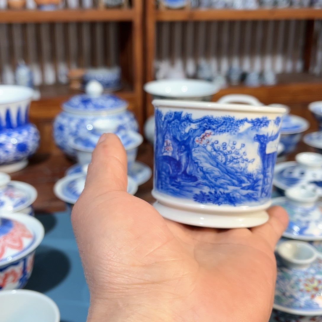 錡镇堂手工手绘杯