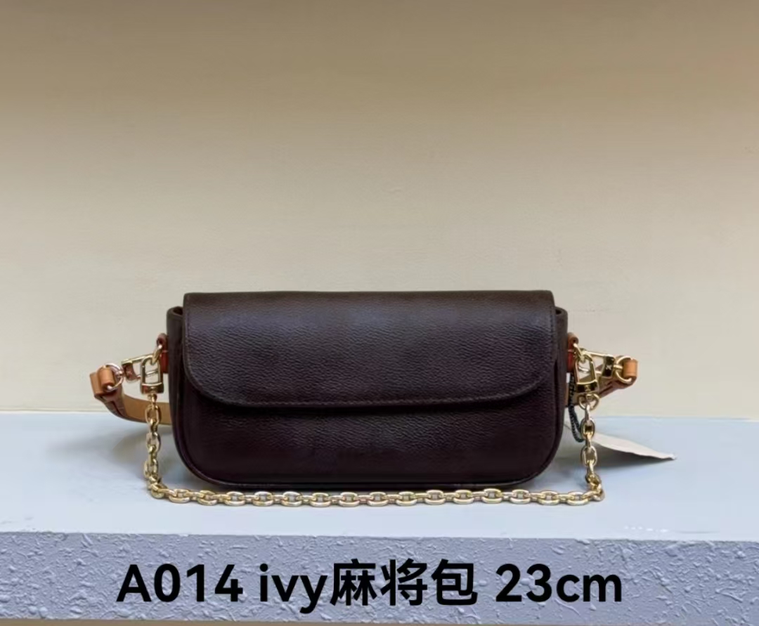 A014麻将包【里外全对】现货带礼盒包装单肩包