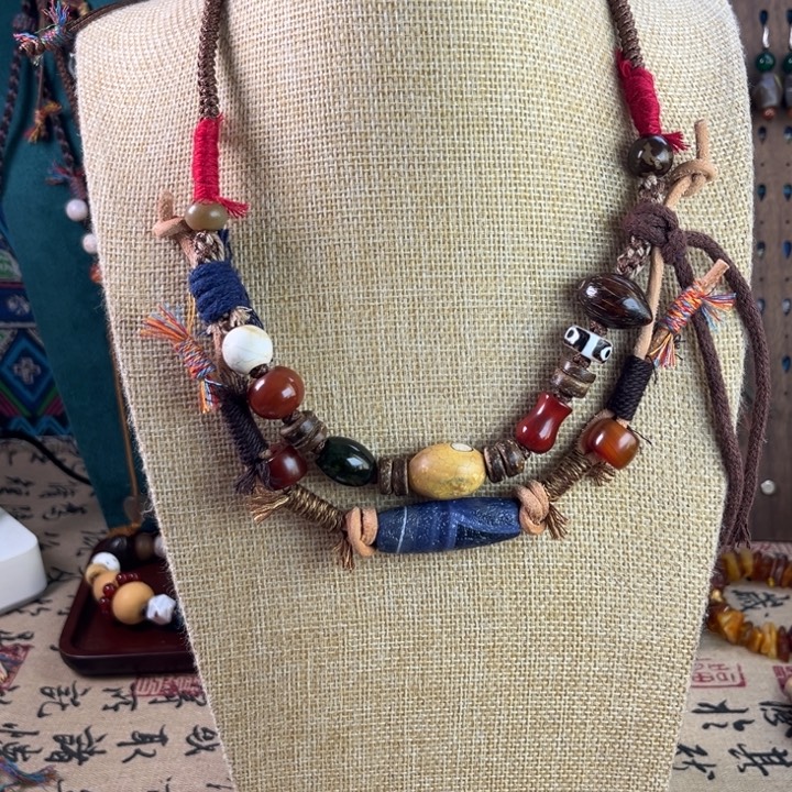 玛瑙/玉髓未镶嵌颈饰