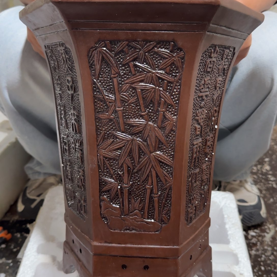 花盆紫砂口径23.30口径