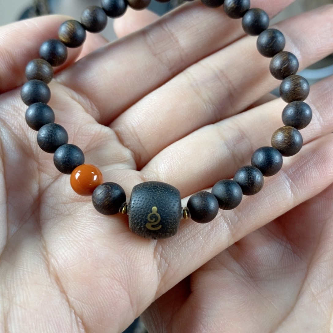 沉香手串达拉干卡6mm单圈