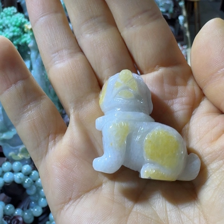 翡翠把件未镶嵌财运旺旺