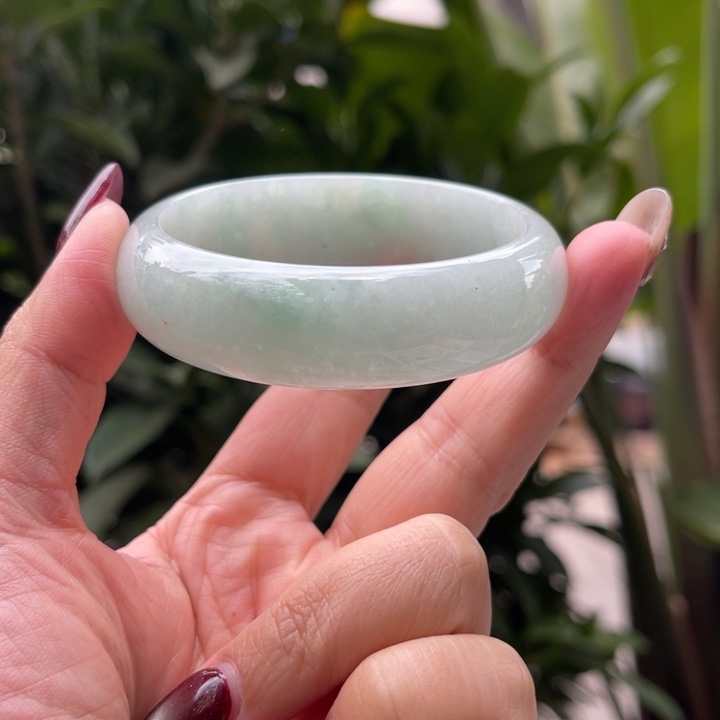 【闪购商品】翡翠手镯未镶嵌58.7正圈