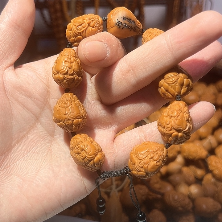 橄榄核手串/手链四方来财手串