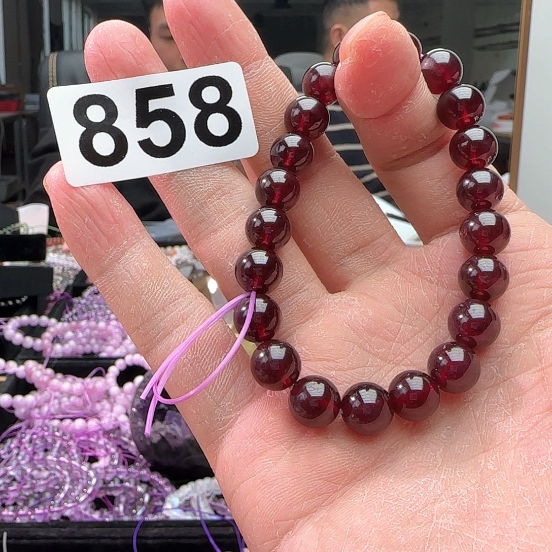 水晶手链未镶嵌858紫牙乌