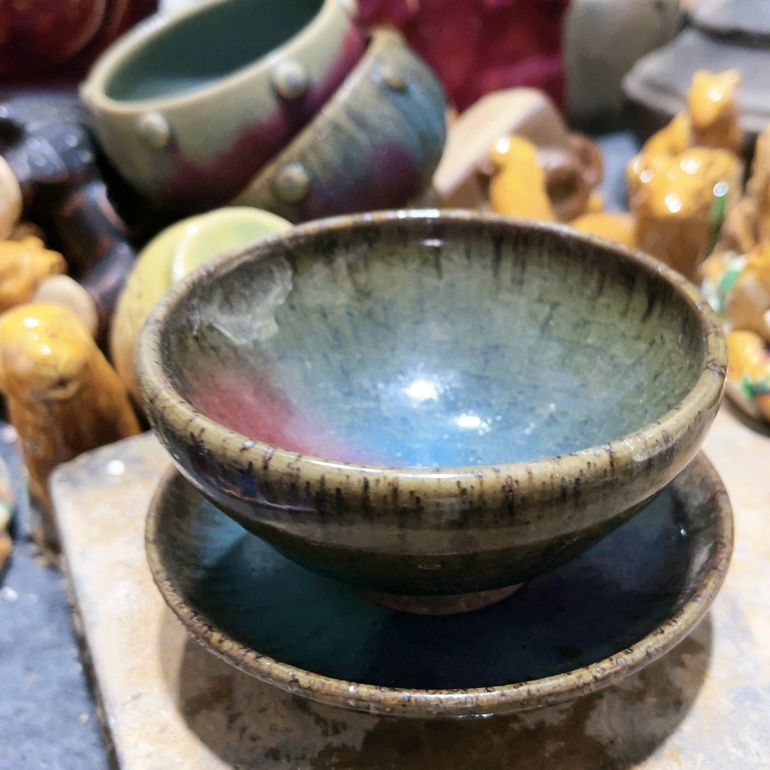 瓦当摆件摆件茶桌茶台陶瓷