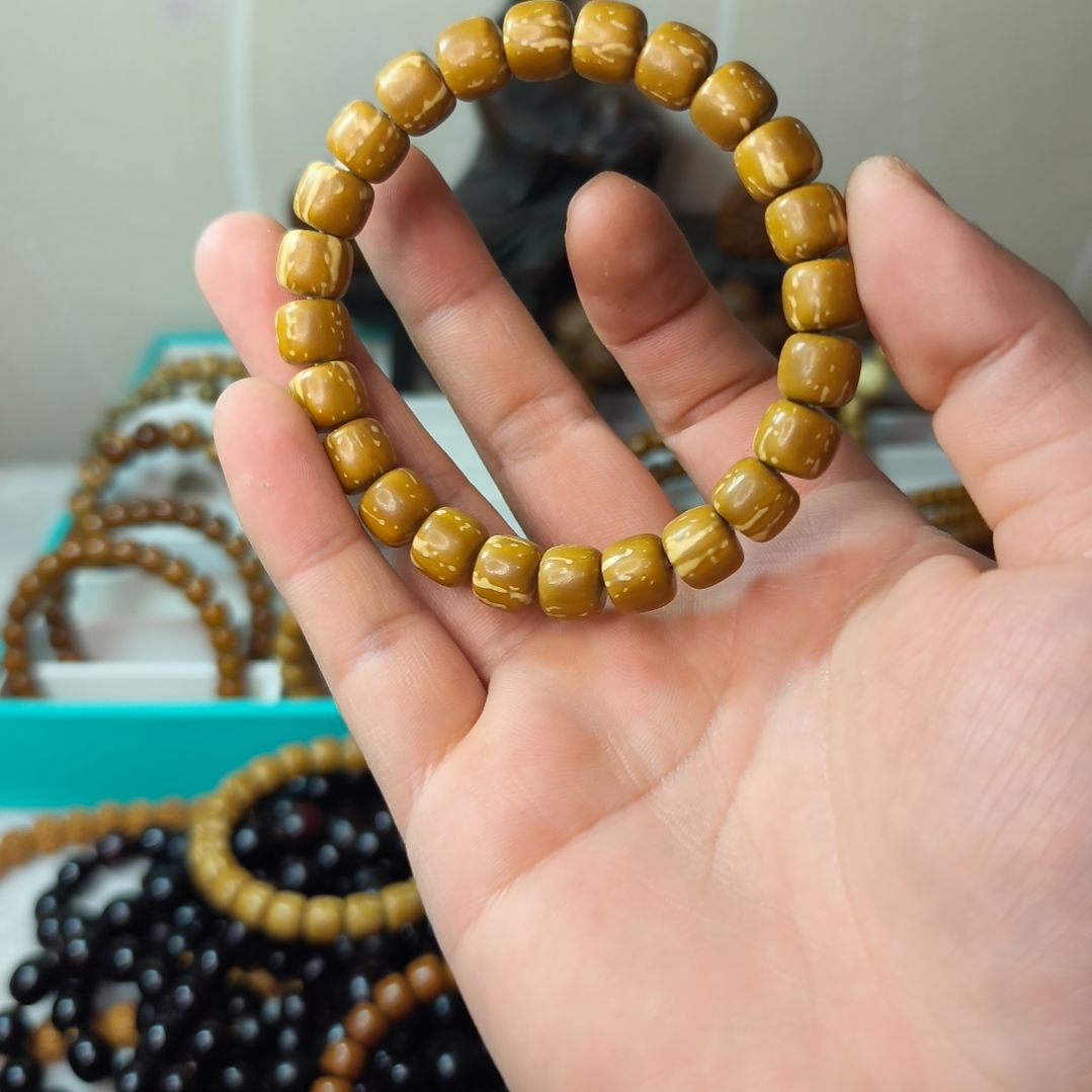 紫金鼠手串宫*紫金鼠花皮实心