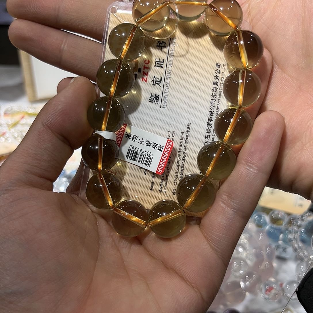 【闪购商品】水晶手链未镶嵌仙*黄水晶