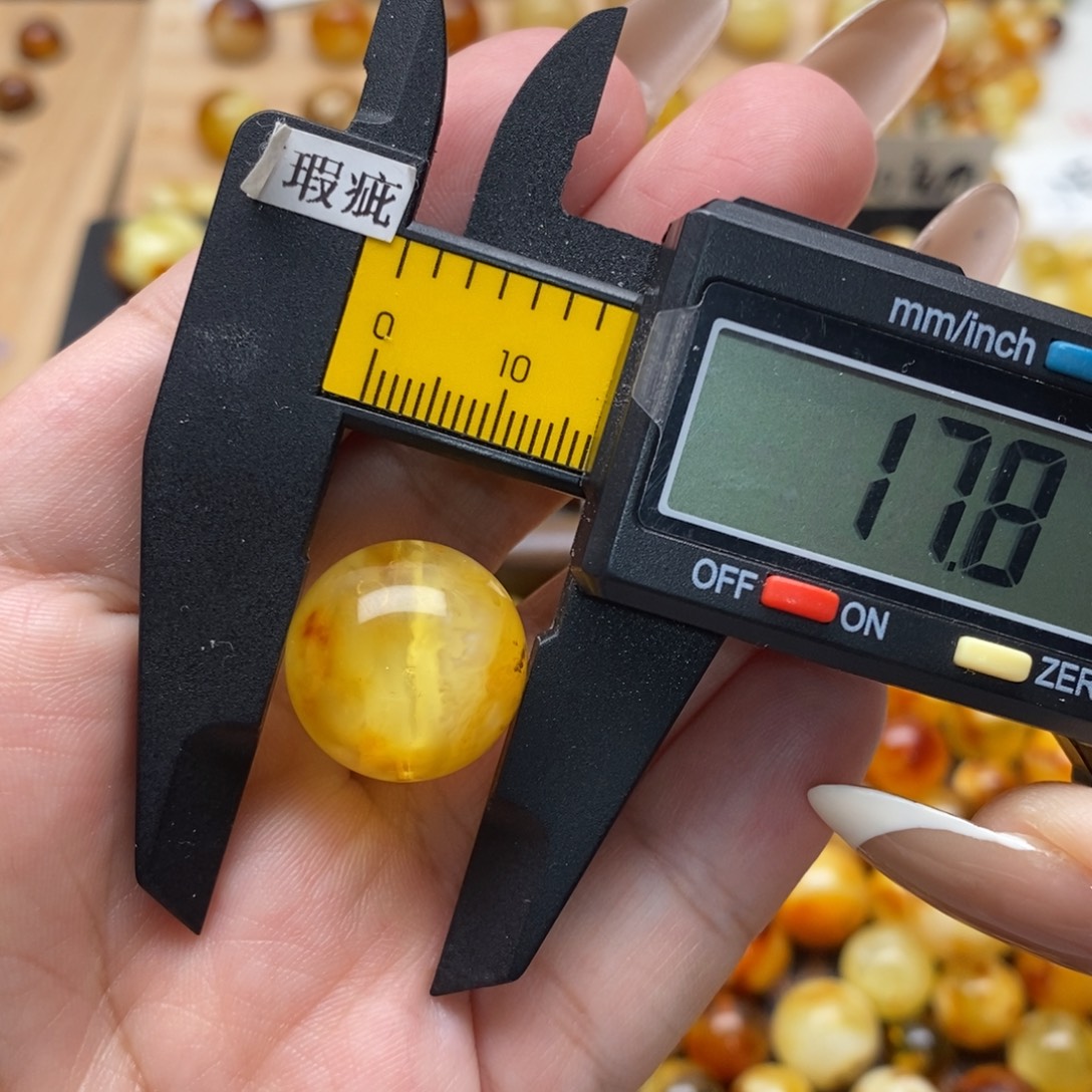 琥珀未镶嵌珠宝奇石蜜蜡1272