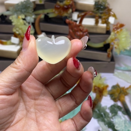 蛇纹石玉发饰未镶嵌