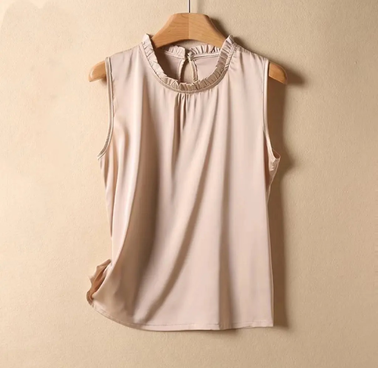 【时装高定款】浮光气质修身时尚休闲夏季高端大码妈妈装无袖衬衫