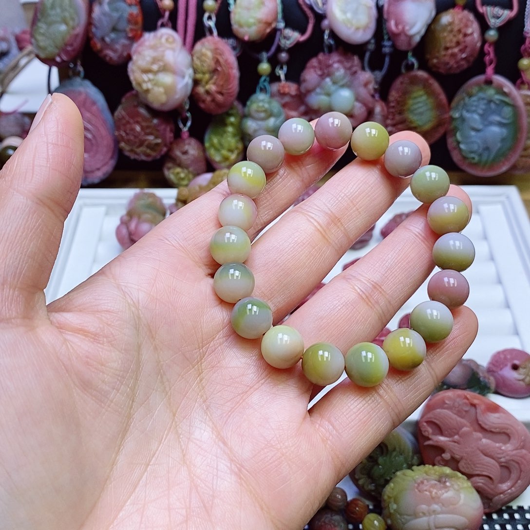 玛瑙/玉髓盐源玛瑙手链未镶嵌