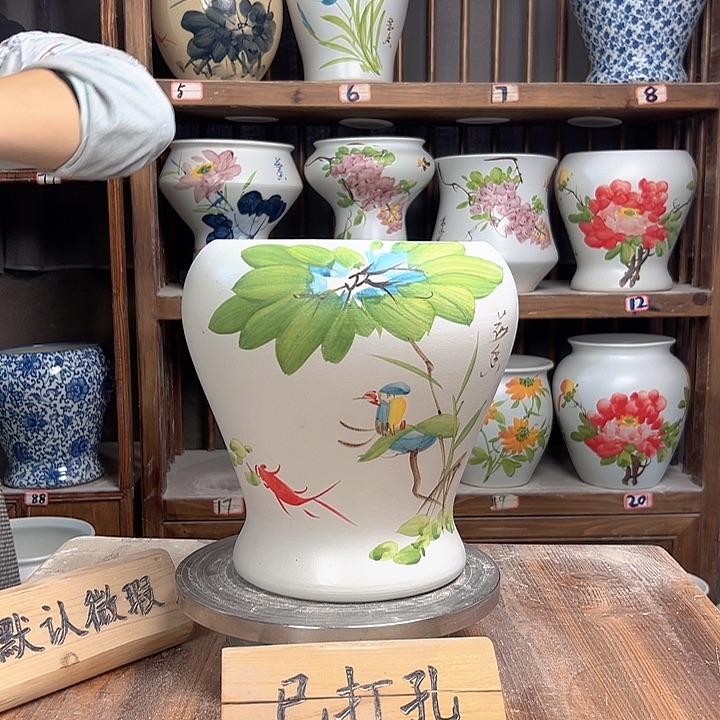 摆件鱼尾鸟款新款陶瓷