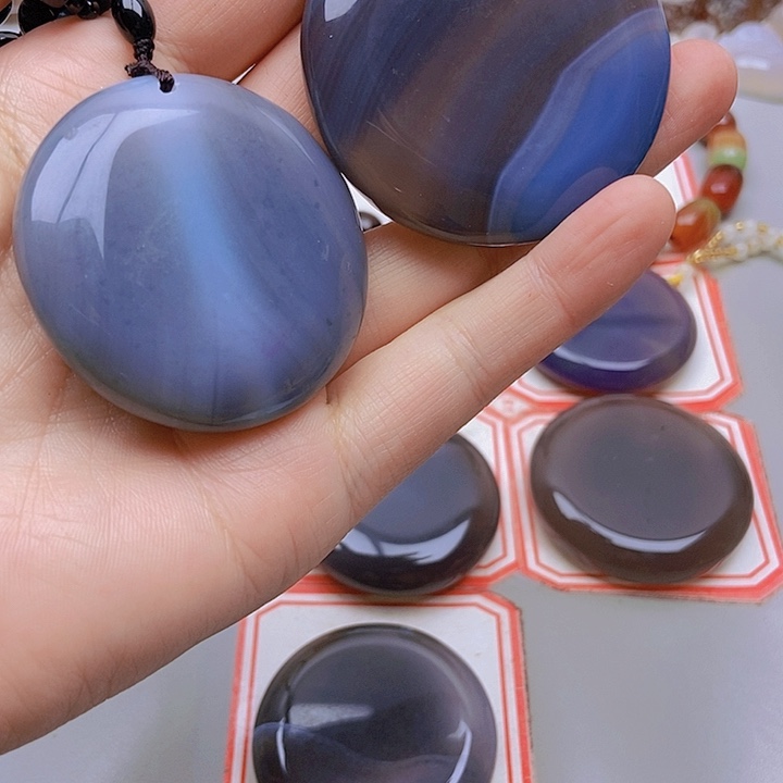 【闪购商品】未镶嵌玛瑙/玉髓珠宝半成品l*