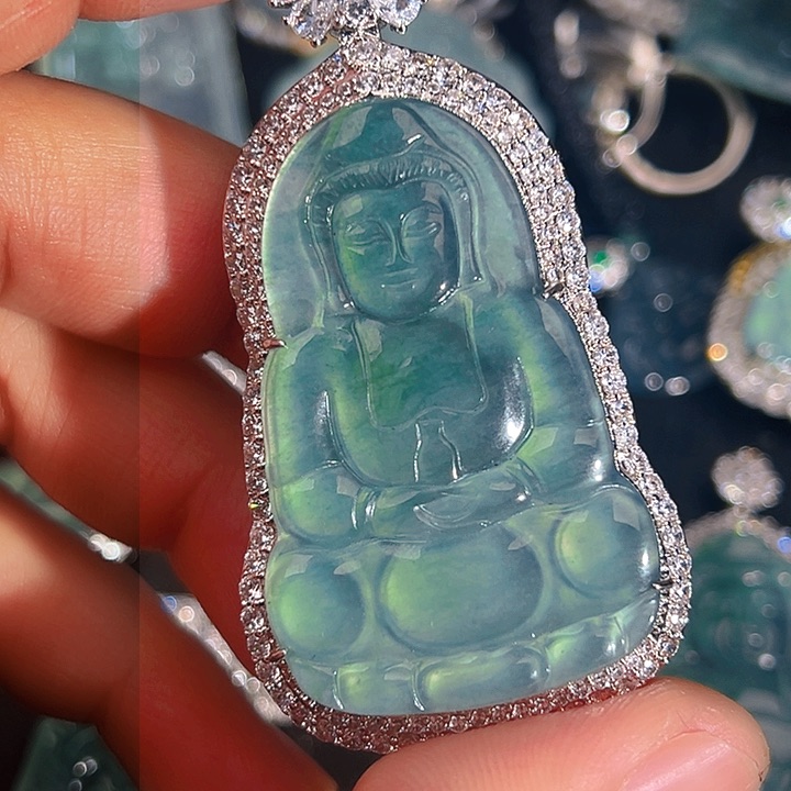 翡翠颈饰未镶嵌1222，