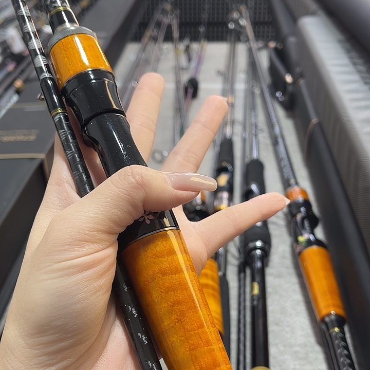 老***温碳素3.8m精品路亚专用直柄