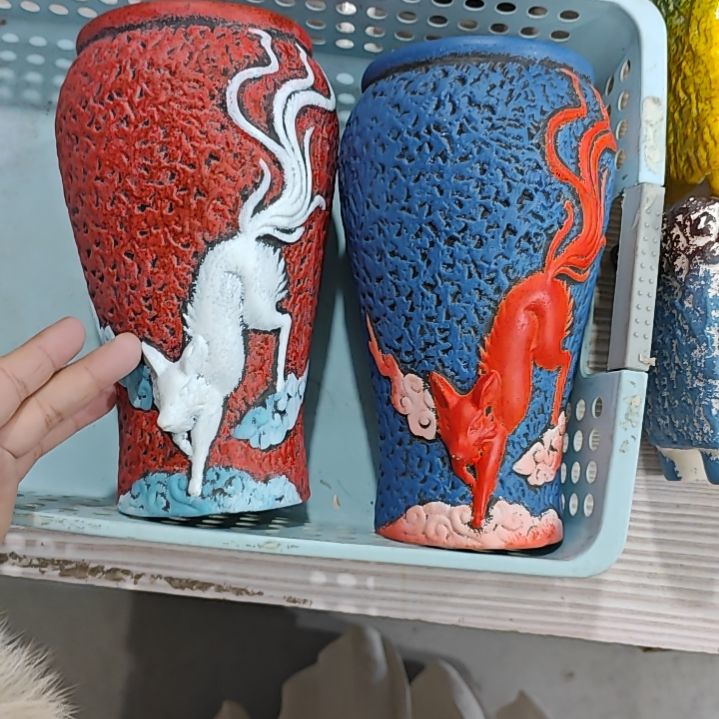 陶吸水透气的白陶花盆凑满12发货