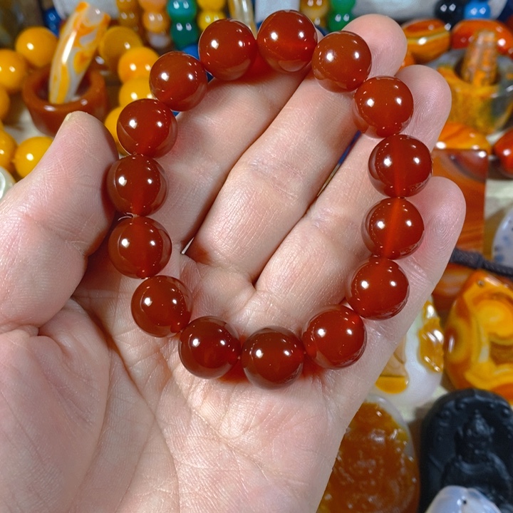 玛瑙/玉髓手链未镶嵌专**漆
