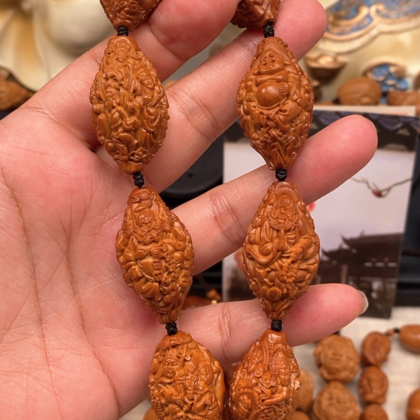 【闪购商品】橄榄核吊坠无*橄榄手工雕刻工艺