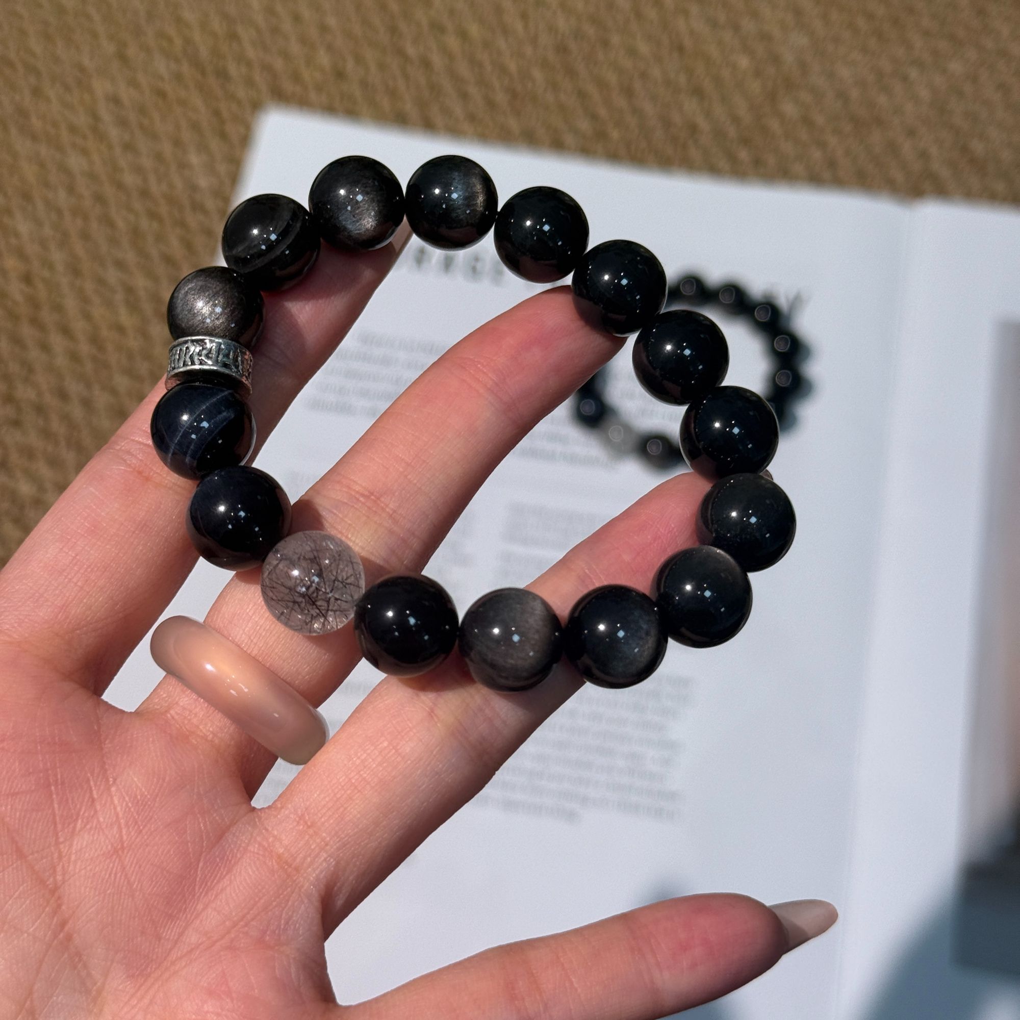 BEREAL彼悦·《黑骑士》银曜石&黑发晶&蓝虎眼—多样性发其一