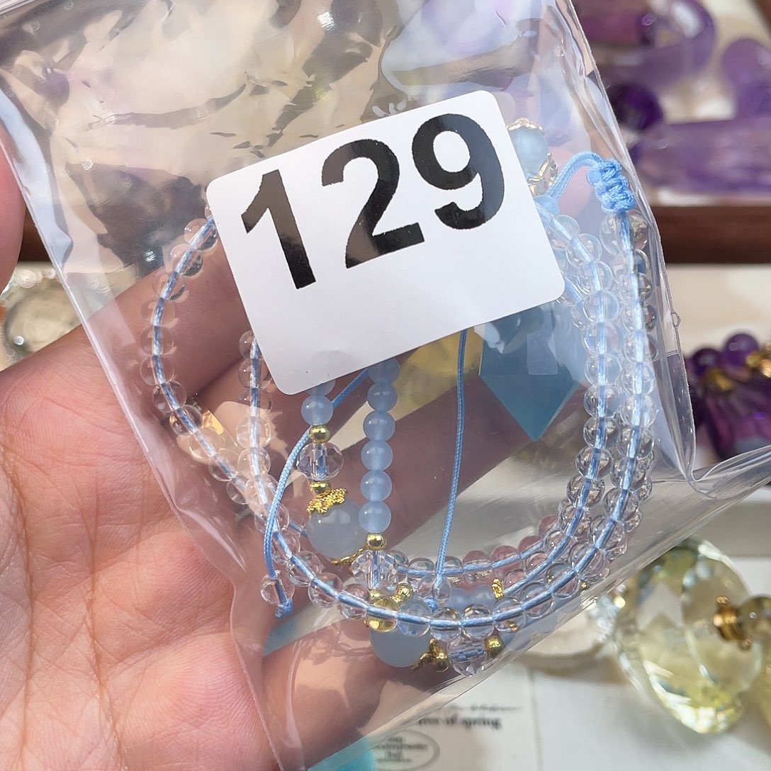 水晶颈饰未镶嵌梦***姐