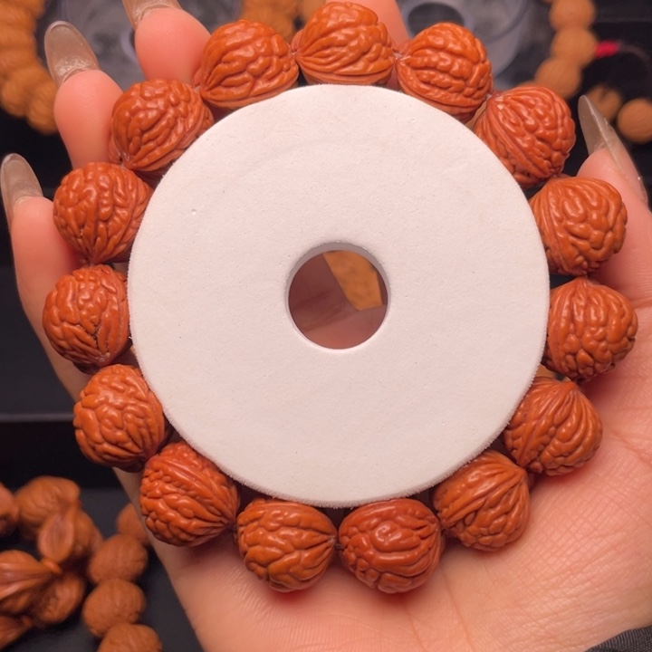 桃核手串17尺寸荔枝手串（7号链接）