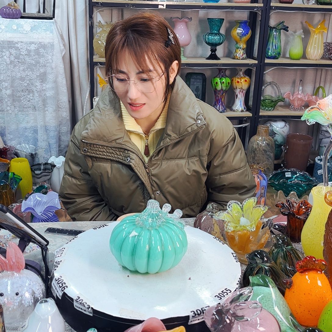 南瓜不完美家悦琉璃工艺品