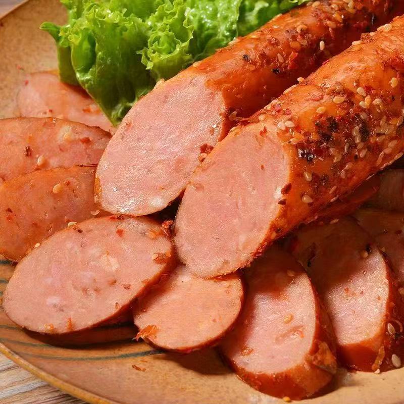 【新疆包邮】汇腾脆皮大香肠香辣味170g*2袋熏煮香肠脆皮里嫩